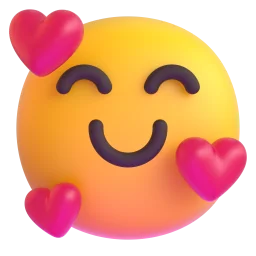 smiling face with hearts